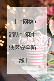 “网格+消防”筑牢辖区安全防线