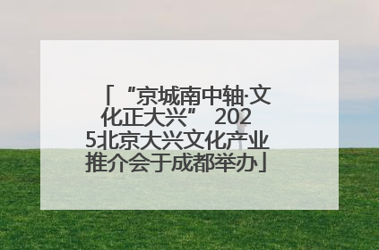 “京城南中轴·文化正大兴” 2025北京大兴文化产业推介会于成都举办