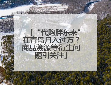 “代购胖东来”在青岛月入过万？商品溯源等衍生问题引关注