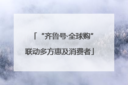 “齐鲁号·全球购”联动多方惠及消费者