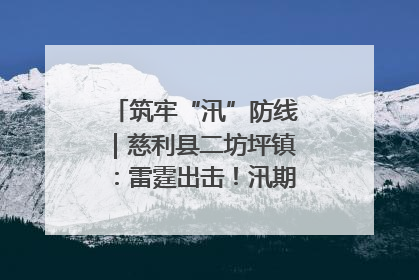 筑牢“汛”防线｜慈利县二坊坪镇：雷霆出击！汛期捕鱼被紧急叫停