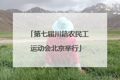第七届川籍农民工运动会北京举行