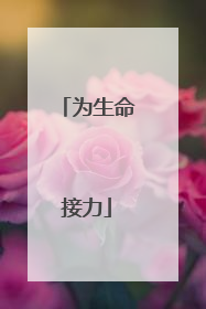 为生命接力
