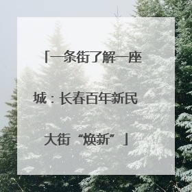 一条街了解一座城：长春百年新民大街“焕新”