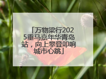 万物梁行2025垂马嘉年华青岛站，向上攀登叩响城市心跳