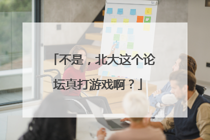 不是，北大这个论坛真打游戏啊？