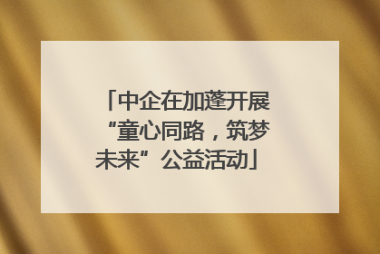 中企在加蓬开展“童心同路，筑梦未来”公益活动