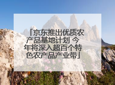 京东推出优质农产品基地计划 今年将深入超百个特色农产品产业带
