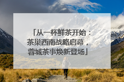 从一杯鲜茶开始：茶巢西南战略启幕，蓉城茶事焕新登场