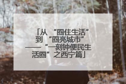 从 “圈住生活” 到 “圈亮城市”——“一刻钟便民生活圈”之西宁篇
