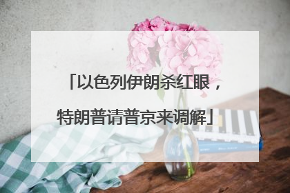 以色列伊朗杀红眼，特朗普请普京来调解