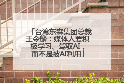 台湾东森集团总裁王令麟：媒体人要积极学习、驾驭AI，而不是被AI利用