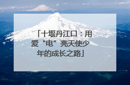 十堰丹江口：用爱“电”亮天使少年的成长之路