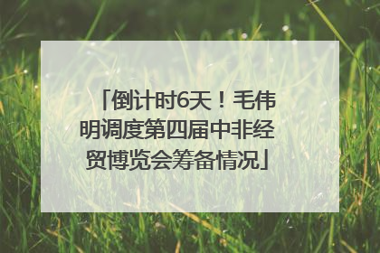 倒计时6天！毛伟明调度第四届中非经贸博览会筹备情况
