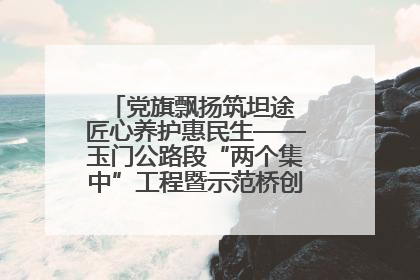 党旗飘扬筑坦途 匠心养护惠民生——玉门公路段“两个集中”工程暨示范桥创建项目圆满收官