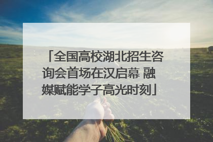 全国高校湖北招生咨询会首场在汉启幕 融媒赋能学子高光时刻