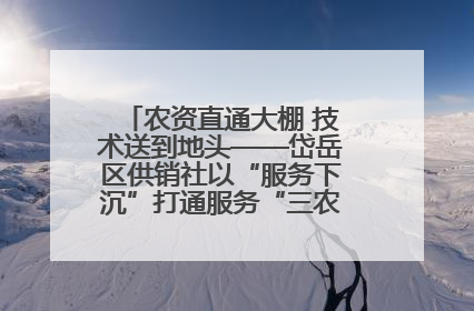 农资直通大棚 技术送到地头——岱岳区供销社以“服务下沉”打通服务“三农”最后一公里