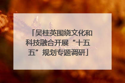 吴桂英围绕文化和科技融合开展“十五五”规划专题调研
