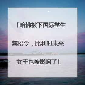 哈佛被下国际学生禁招令，比利时未来女王也被影响了