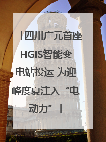 四川广元首座HGIS智能变电站投运 为迎峰度夏注入“电动力”