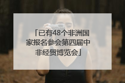 已有48个非洲国家报名参会第四届中非经贸博览会