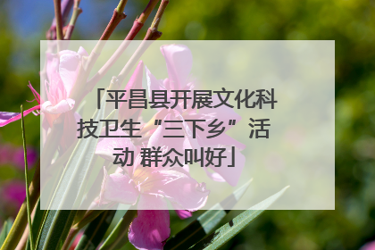 平昌县开展文化科技卫生“三下乡”活动 群众叫好