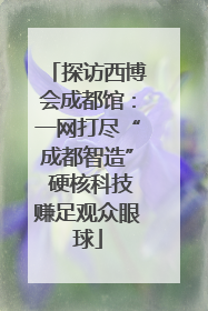 探访西博会成都馆：一网打尽“成都智造” 硬核科技赚足观众眼球