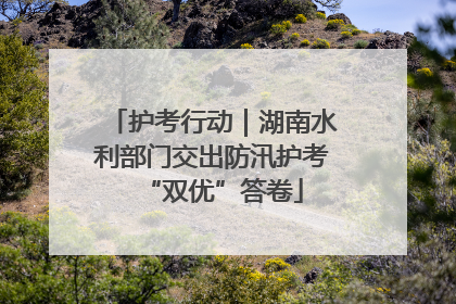 护考行动｜湖南水利部门交出防汛护考“双优”答卷