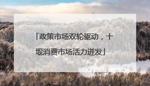 政策市场双轮驱动，十堰消费市场活力迸发