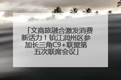 文商旅融合激发消费新活力！镇江润州区参加长三角C9+联盟第五次联席会议