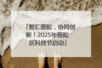 智汇普陀，协同创新！2025年普陀区科技节启动