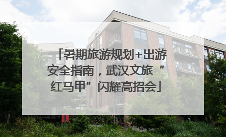 暑期旅游规划+出游安全指南，武汉文旅“红马甲”闪耀高招会