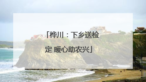 桦川：下乡送检定 暖心助农兴