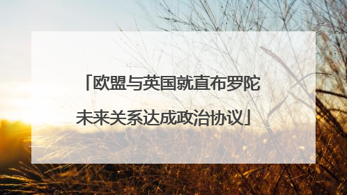 欧盟与英国就直布罗陀未来关系达成政治协议