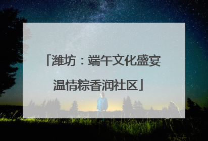 潍坊：端午文化盛宴 温情粽香润社区
