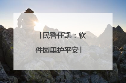 民警任凯：软件园里护平安
