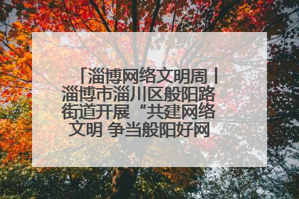 淄博网络文明周丨淄博市淄川区般阳路街道开展“共建网络文明 争当般阳好网民”主题宣讲活动