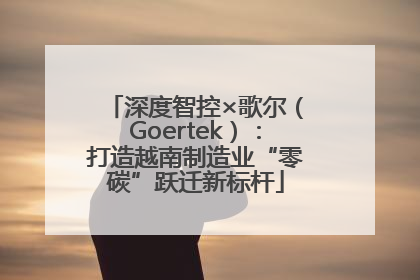 深度智控×歌尔（Goertek）：打造越南制造业“零碳”跃迁新标杆