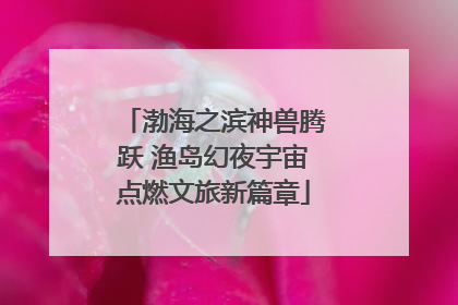 渤海之滨神兽腾跃 渔岛幻夜宇宙点燃文旅新篇章