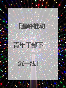 温岭推动青年干部下沉一线