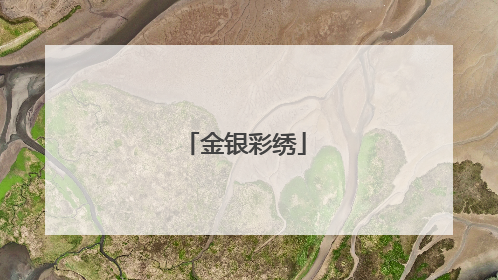 金银彩绣