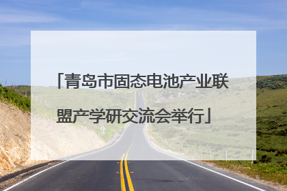 青岛市固态电池产业联盟产学研交流会举行