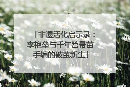 非遗活化启示录：李艳垒与千年笤帚苗手编的破茧新生