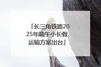 长三角铁路2025年端午小长假运输方案出台
