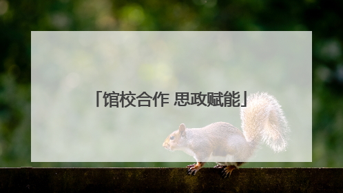 馆校合作 思政赋能