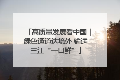 高质量发展看中国｜绿色通道达境外 输送三江“一口鲜”