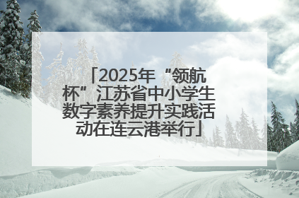 2025年“领航杯”江苏省中小学生数字素养提升实践活动在连云港举行